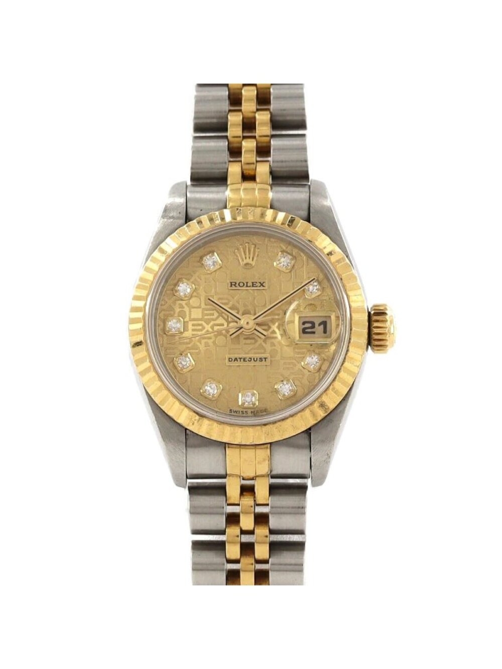Rolex Datejust Stainless Steel Yellow Gold Automatic